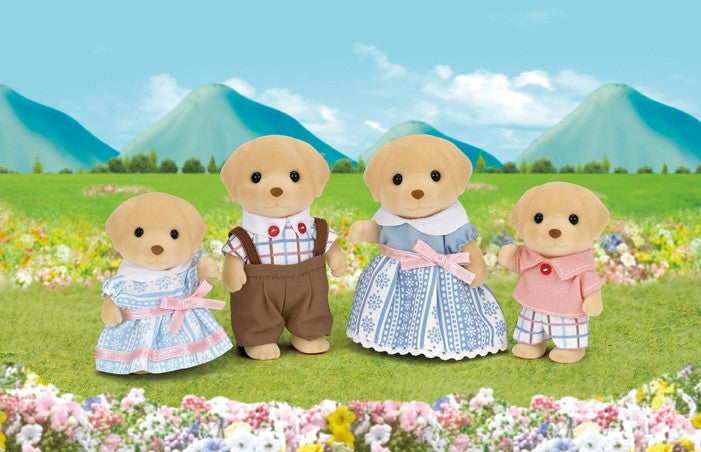 Sylvanian Families YELLOW LABRADOR FAMILY