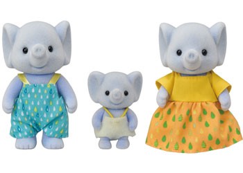 Sylvanian Families ELEPHANT FAMILY (3FIGURE PACK)