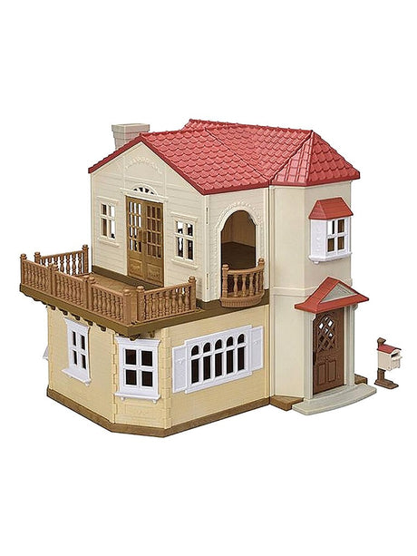 Sf - Red Roof Country Home With Attic