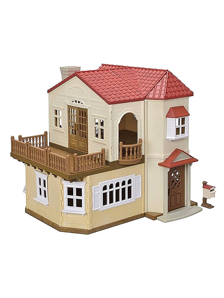 Sf - Red Roof Country Home With Attic