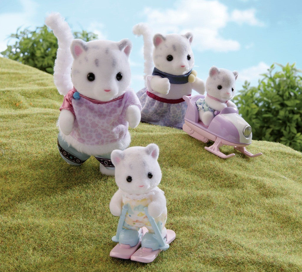 Sylvanian Families Snow Leopard Family