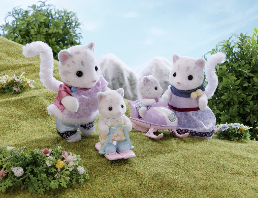 Sylvanian Families Snow Leopard Family