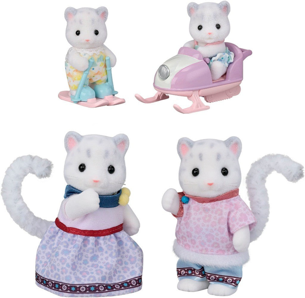 Sylvanian Families Snow Leopard Family