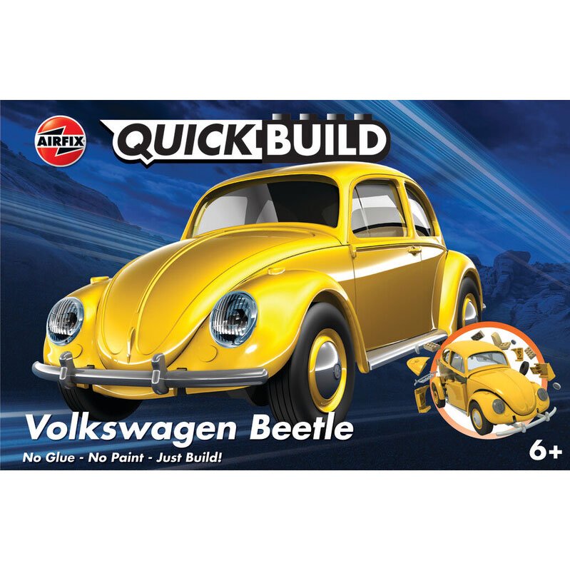 Airfix Quickbuild Vw Beetle Yellow
