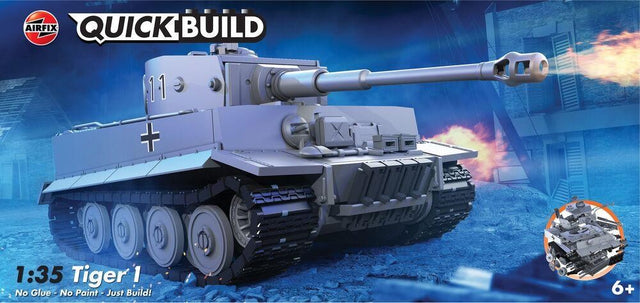 Airfix QUICKBUILD Tiger I Tank 1:35 Model Kit