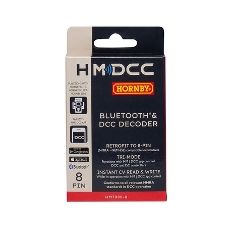 HORNBY HM7000-8: BLUETOOTH« & DCC DECODER (8-PIN)