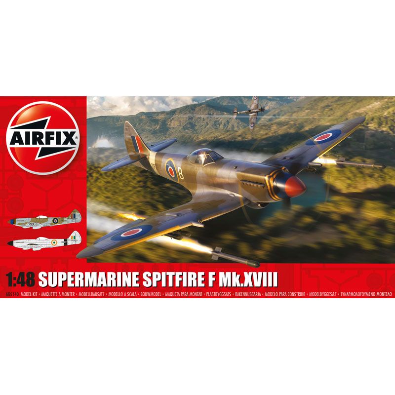 Airfix 1:48 Supermarine Spitfire F Mk.XVIII. Military Aircraft