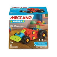 Meccano Makers 2-In-1 Race Car Construction Set