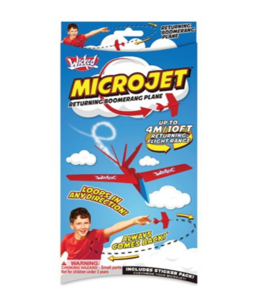 WICKED MICROJET - RETURNING BOOMERANG PLANE