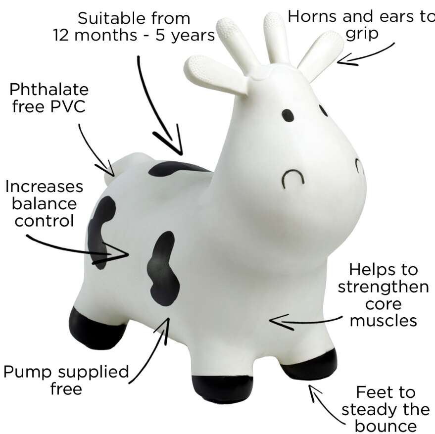 Happy Hopperz - White Cow Sm
