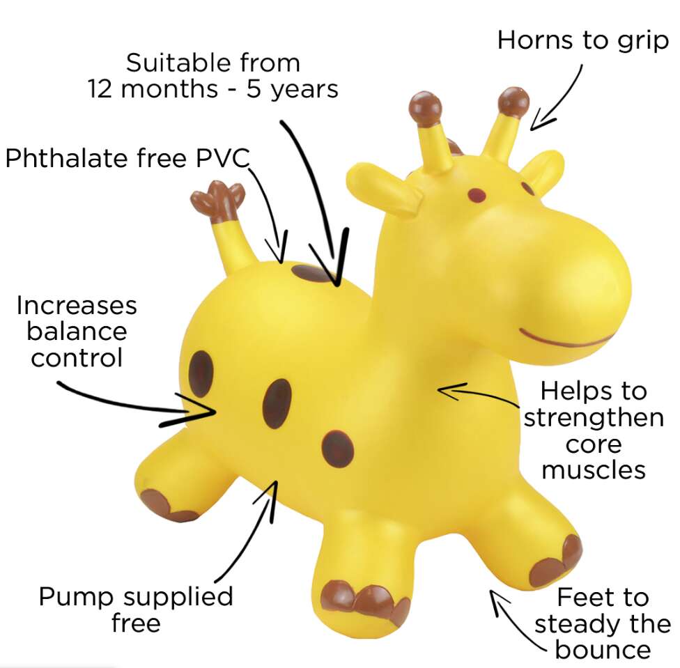 Happy Hopperz - Gold Giraffe