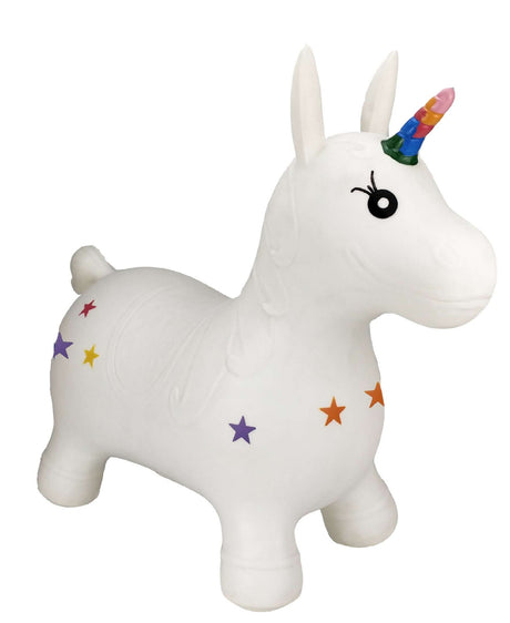 Happy Hopperz - White Unicorn