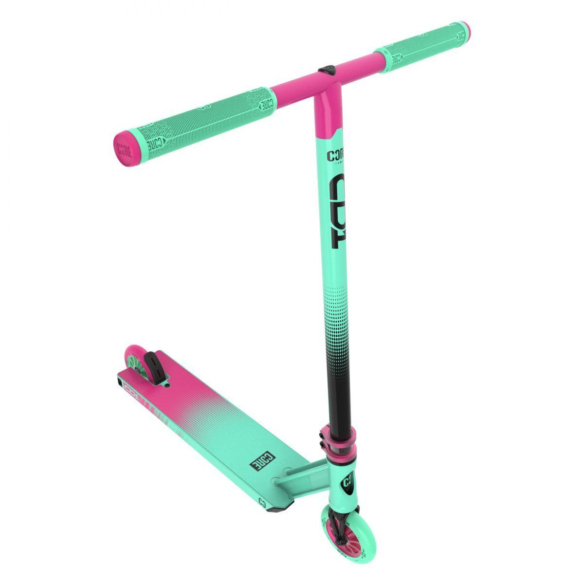 CORE CD1 Park Complete Stunt Scooter - Teal/Pink