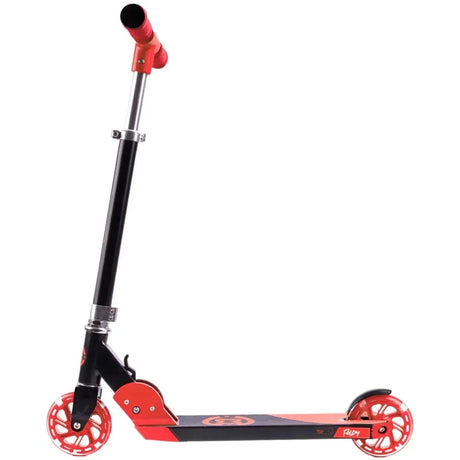 CORE Kids Foldy Scooter - Red With LED Wheels