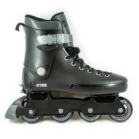 Core Kids Retro Adjustable Inline Skate - Black Uk6-9 (Aus 8 - 11)