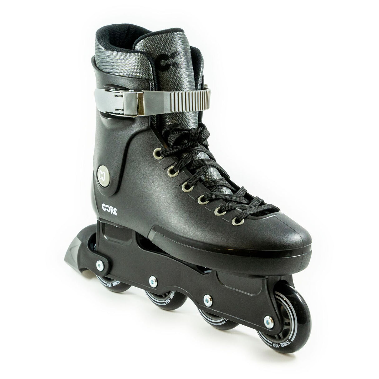 Core Kids Retro Adjustable Inline Skate - Black Uk6-9 (Aus 8 - 11)