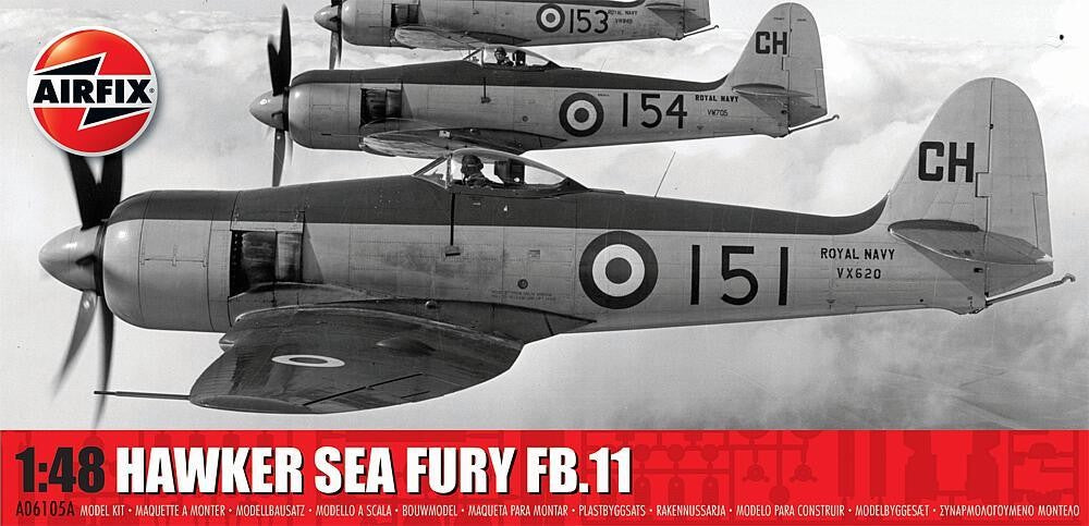 AIRFIX HAWKER SEA FURY FB11 AUST DECALS