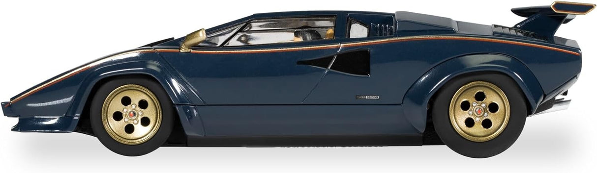 SCALEX LAMBORGHINI COUNTACH - WALTER WOLF - BLUE AND GOLD