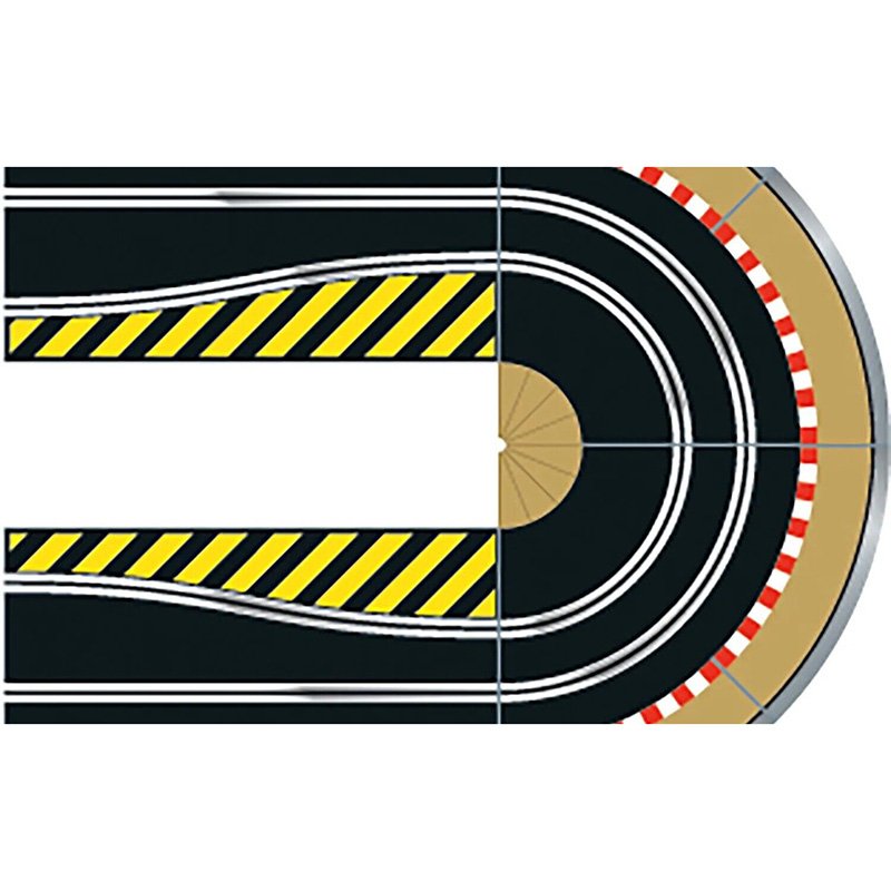 Scalextric – Pack De Courbes Racing Curves – Accessoires Pour Piste – 2 Virages 90° – échelle 1:32