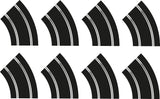 Scalextric R2 Curve *8 Track Extension Pack - Replaces C8526