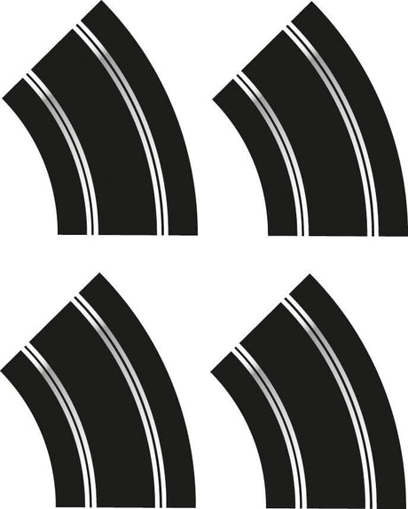 Scalextric R2 Curve *8 Track Extension Pack - Replaces C8526