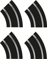 SCALEX STANDARD STREIGHT AND R2 CURVE TRACK EXTENSION PACK