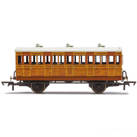 Hornby IOW CR, 4 Wheel Coach (5 Door), 3rd Class - Era 2
