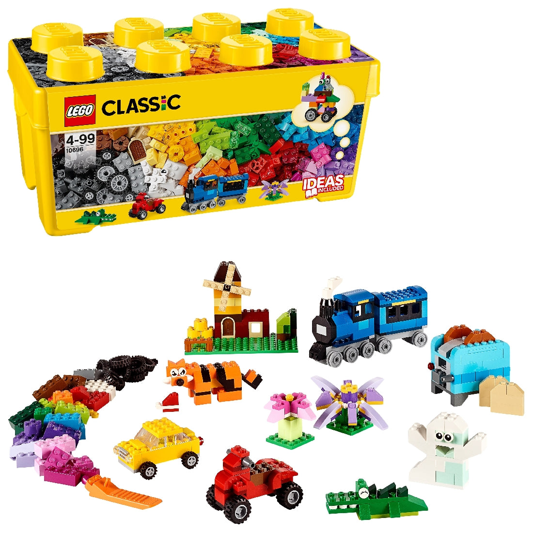 LEGO CLASSIC MEDIUM CREATIVE BRICK BOX 10696 AGE: 4+