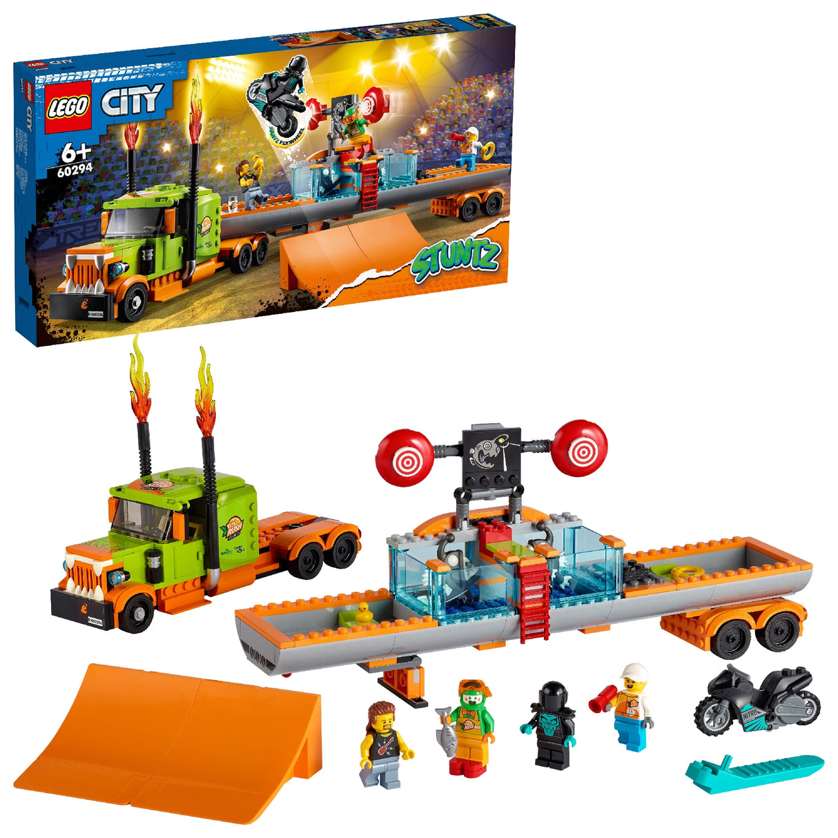 LEGO CITY STUNT SHOW TRUCK 60294 AGE: 6+