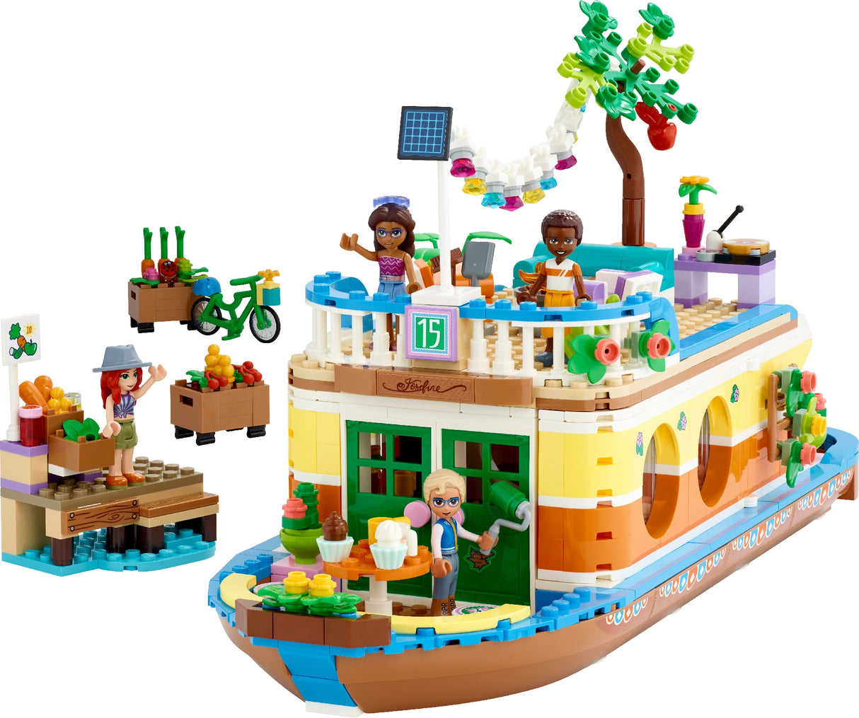 LEGO FRIENDS CANAL HOUSEBOAT 41702 AGE: 7+