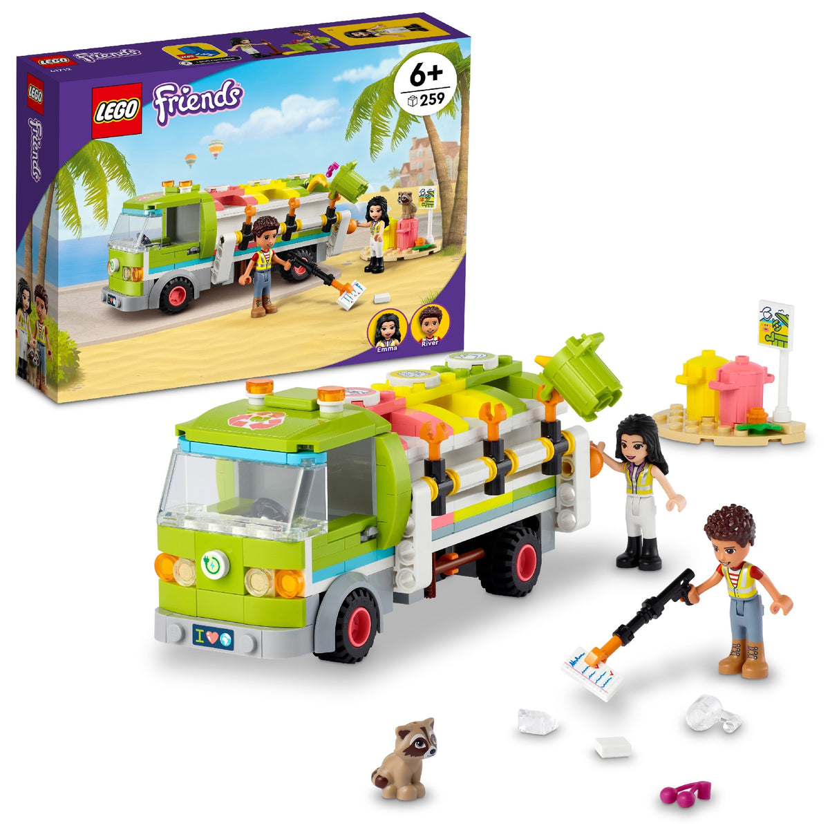 LEGO FRIENDS RECYCLING TRUCK 41712 AGE: 6+