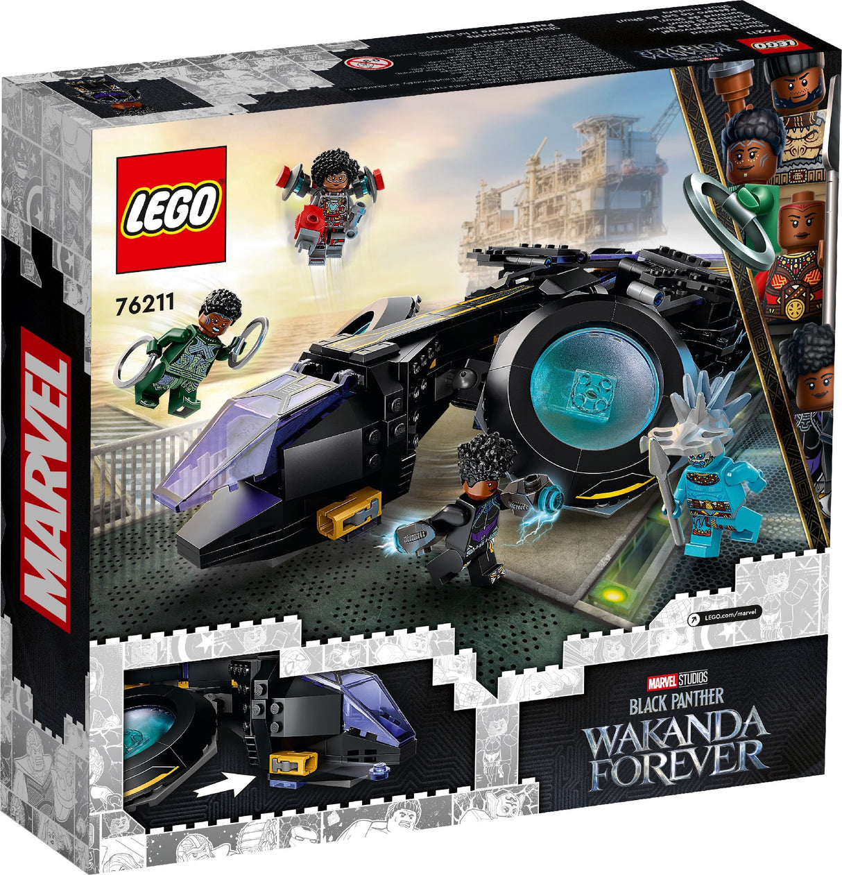 LEGO MARVEL SHURI'S SUNBIRD 76211 AGE: 8+