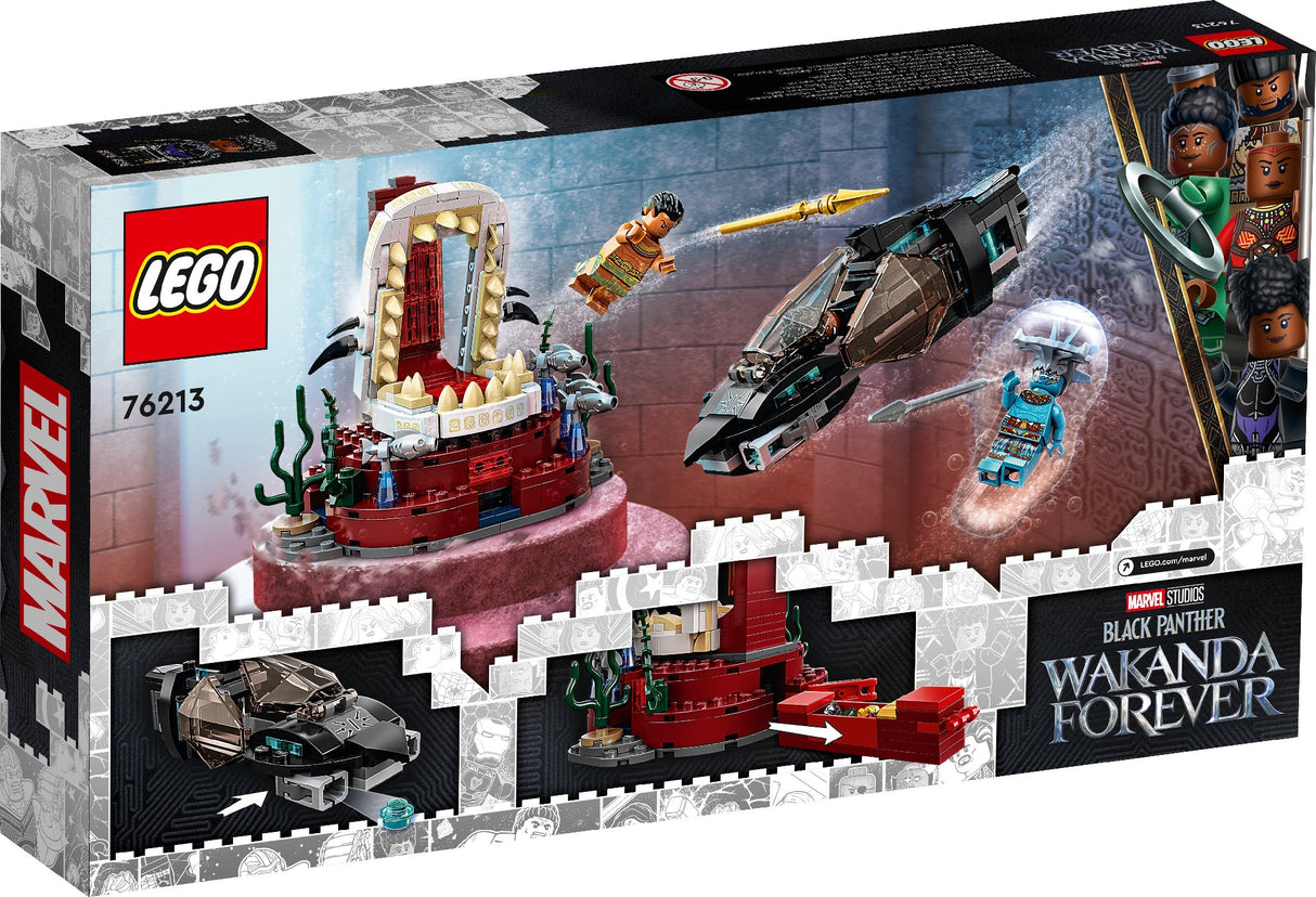 LEGO MARVEL KING NAMOR'S THRONE ROOM 76213 AGE: 7+