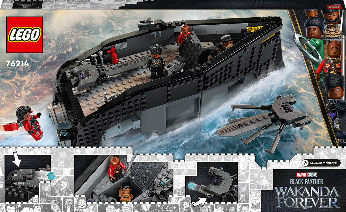 LEGO MARVEL BLACK PANTHER: WAR ON THE WATER 76214 AGE: 8+