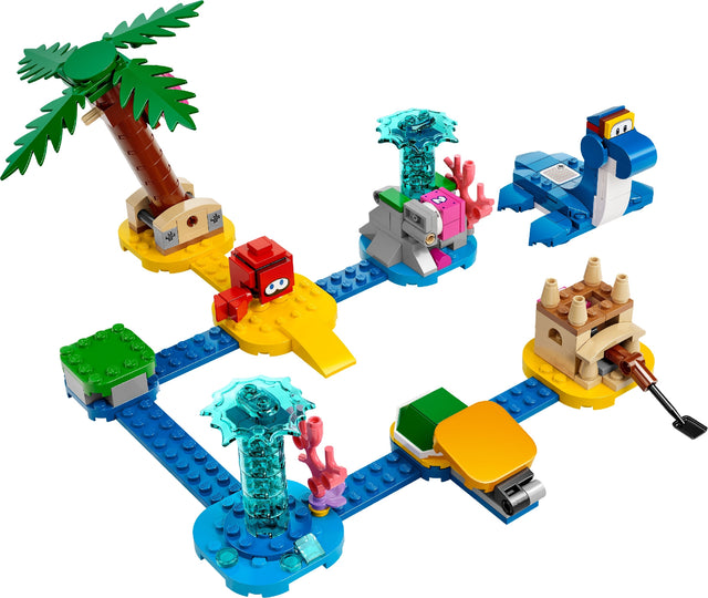 LEGO SUPER MARIO DORRIES BEACHFRONT EXPANSION SET 71398 AGE: 6+