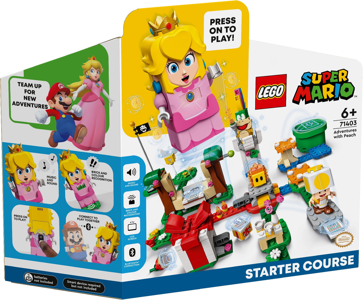 LEGO SUPER MARIO ADVENTURES WITH PEACH STARTER COURSE 71403 AGE: 6+ 