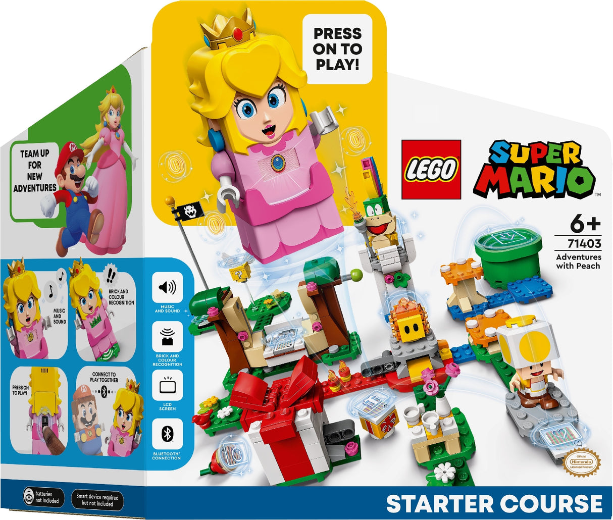 LEGO SUPER MARIO ADVENTURES WITH PEACH STARTER COURSE 71403 AGE: 6+ 