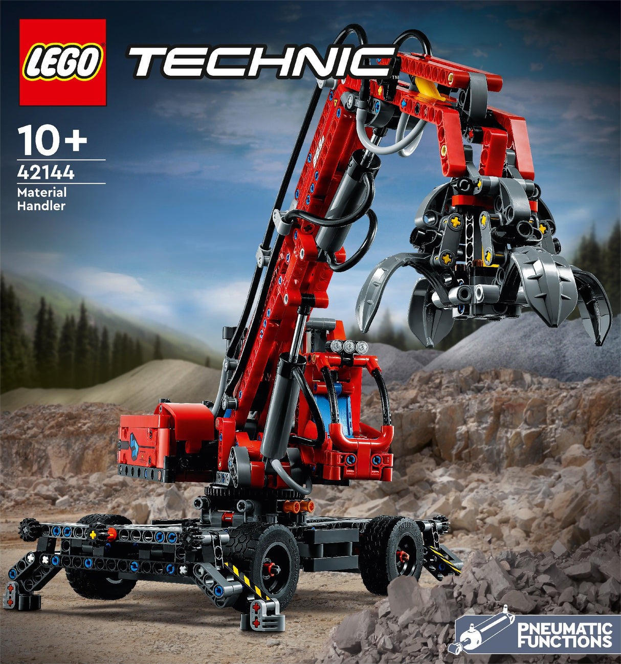 LEGO TECHNIC MATERIAL HANDLER 42144 AGE: +