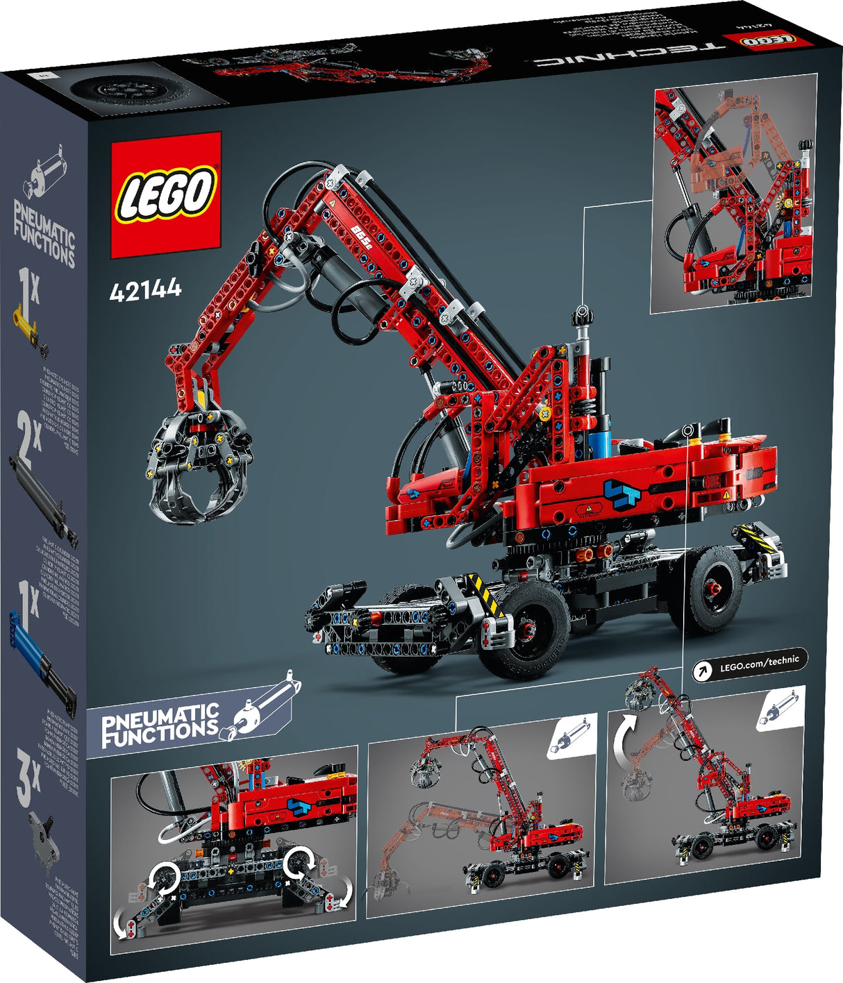 LEGO TECHNIC MATERIAL HANDLER 42144 AGE: +