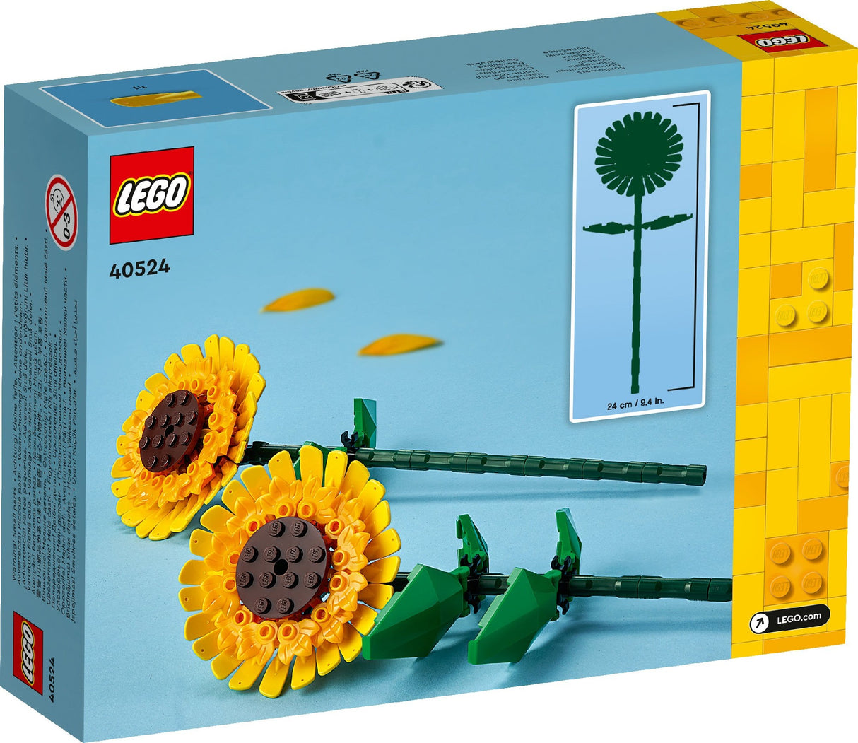 LEGO BOTANICALS SUNFLOWERS 40524 AGE: 8+