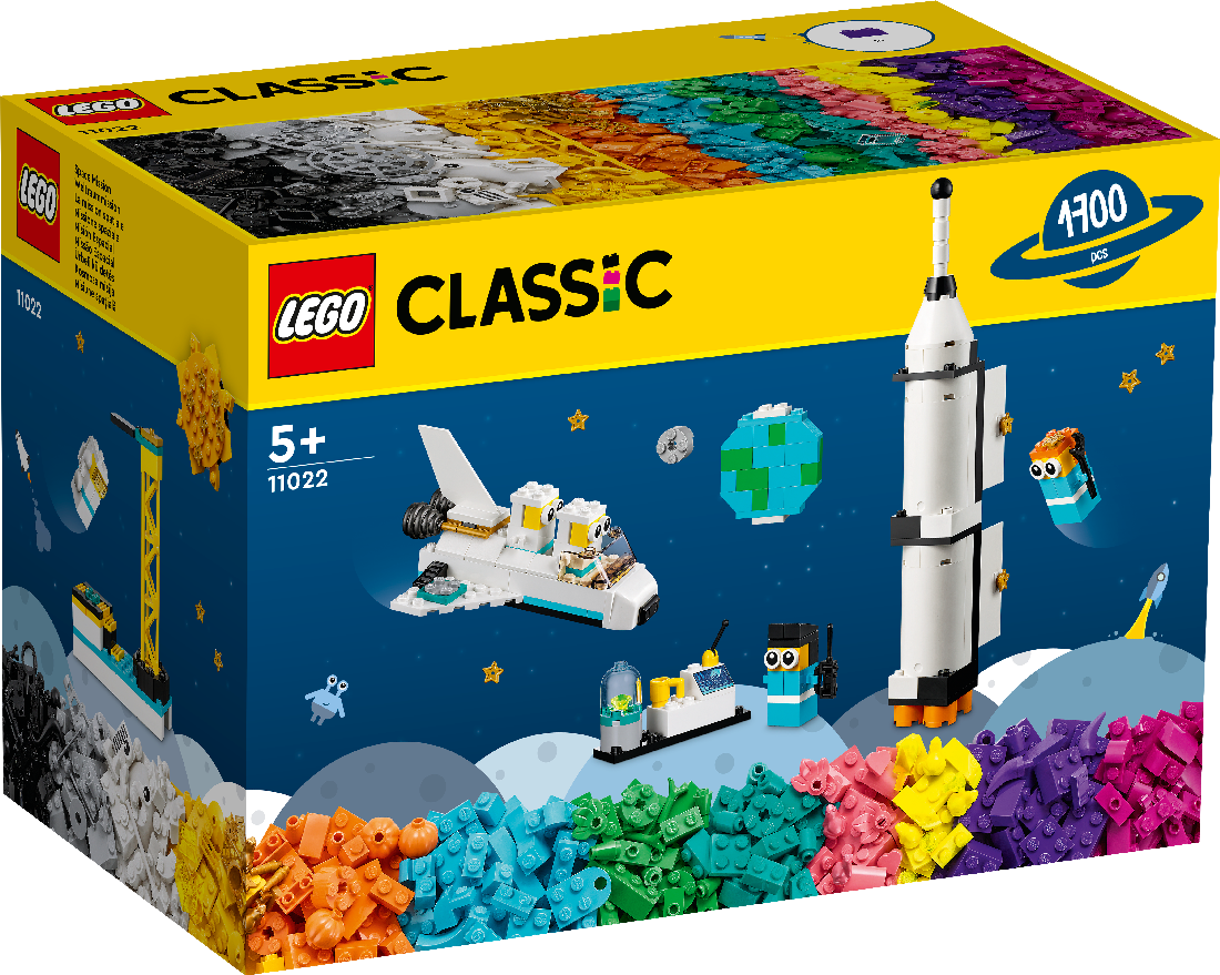 LEGO CLASSIC SPACE MISSION 11022 AGE: 5+