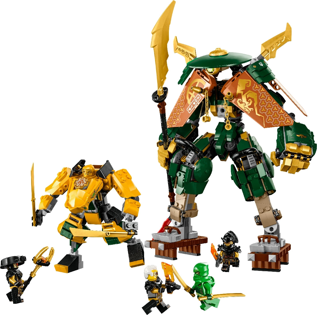 LEGO NINJAGO LLOYD AND ARIN'S NINJA TEAM MECHS 71794 AGE: 9+