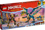 LEGO NINJAGO ELEMENTAL DRAGON VS THE EMPRESS MECH 71796 AGE: 9+