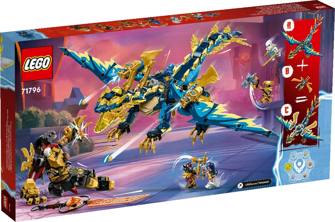 LEGO NINJAGO ELEMENTAL DRAGON VS THE EMPRESS MECH 71796 AGE: 9+