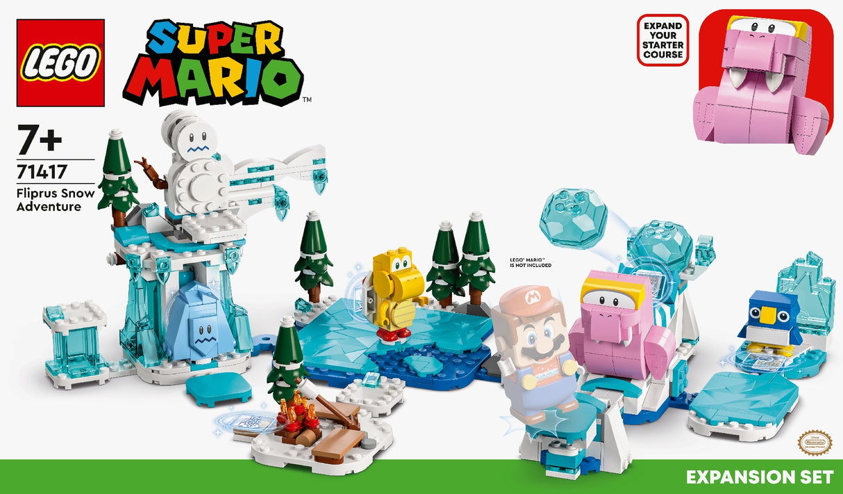 LEGO SUPER MARIO FLIPRUS SNOW ADVENTURE EXPANSION SET 71417 AGE: 7+