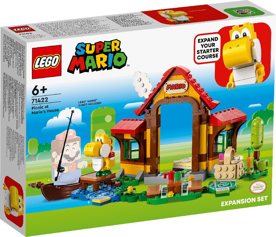 LEGO SUPER MARIO PICNIC AT MARIOS HOUSE EXPANSION SET 71422 AGE: 6+