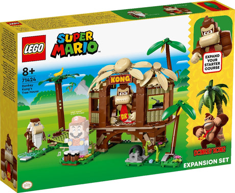 LEGO SUPER MARIO DONKEY KONGS TREE HOUSE EXPANSION SET 71424 AGE: 8+