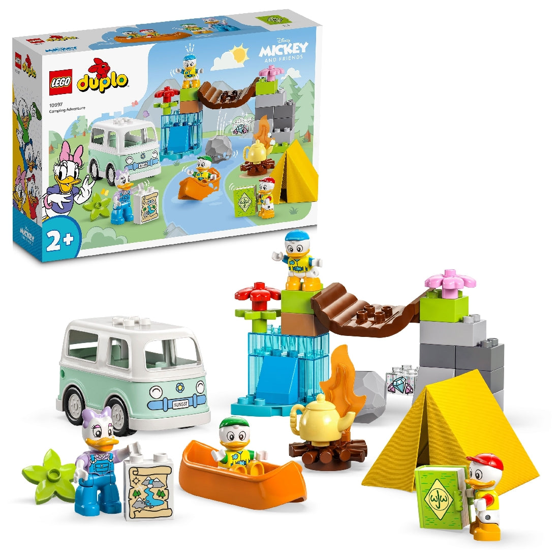 LEGO DUPLO DISNEY MICKEY AND FRIENDS CAMPING ADVENTURE 10997 AGE: 2+