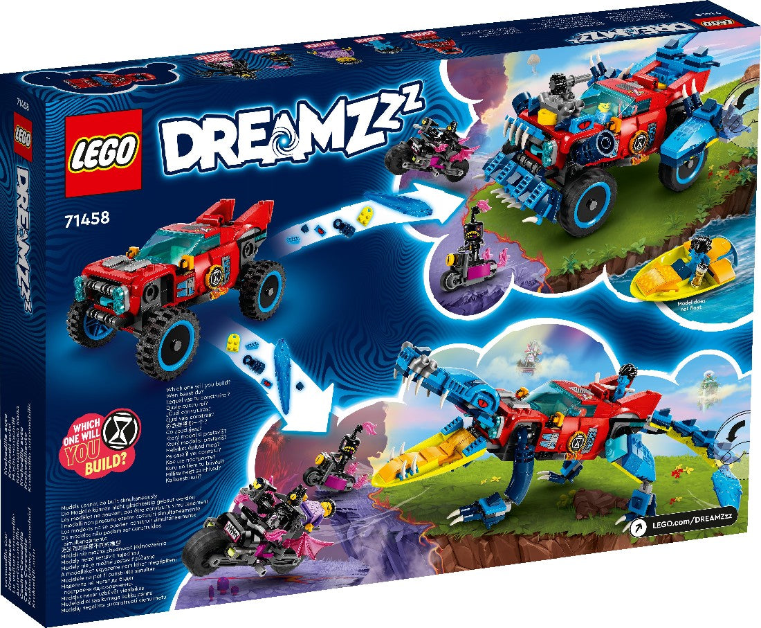 LEGO DREAMZZZ CROCODILE CAR 71458 AGE: 8+