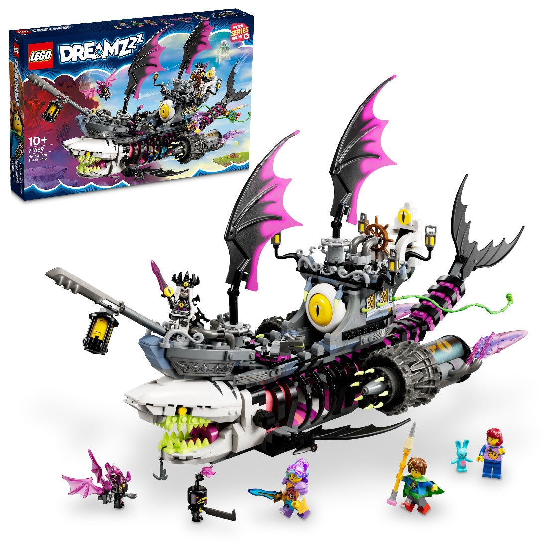 LEGO DREAMZZZ NIGHTMARE SHARK SHIP 71469 AGE: 10+
